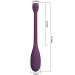 PRETTY LOVE - VIBRATEUR CONTRÃLÃ PAR APPLICATION LEVIATHAN VIOLET